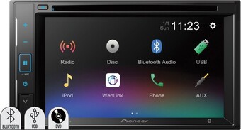 Autobarn Pioneer 6.2” 200w av receiver cd/dvd playback offer
