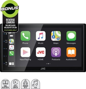 Autobarn Jvc 6.8” 200w av carplay android auto receiver offer
