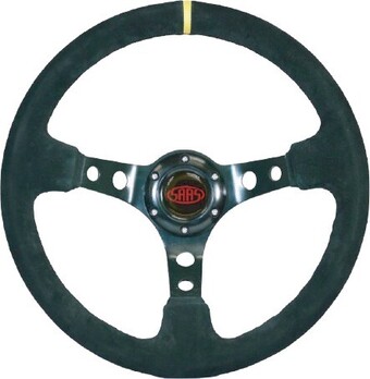 Autobarn Saas deep dish steering wheel suede finish offer