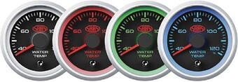 Autobarn Saas 52mm muscle series water temp gauges black offer