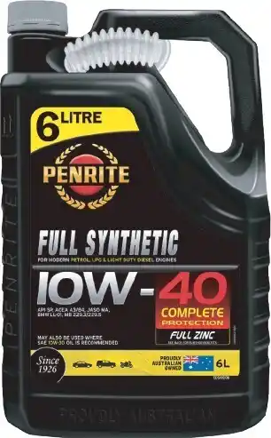 Autobarn Penrite full synthetic 10w40 6lt offer
