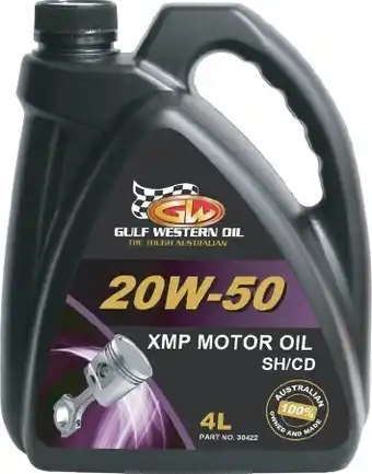 Gulf western oil xmp 20w50 4lt