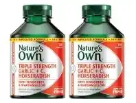 Superpharmacy Natures Own Triple Strength Garlic+C, Horseradish 150 Tablets offer
