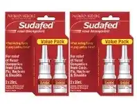 ePharmacy Sudafed Nasal Spray Pump 2 x 20ml offer