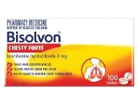 Chemist Warehouse Bisolvon Chesty Forte 8mg 100 Tablets offer