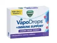 ePharmacy Vicks VapoDrops Immune Support 16 Blackcurrant Menthol Lozenges offer