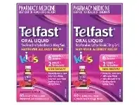 ePharmacy Telfast Kids Hayfever Allergy Relief 60ml offer