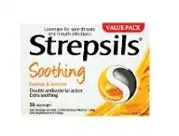 Chemist Warehouse Strepsils Throat Lozenges Soothing Honey & Lemon 36 Lozenges offer
