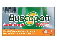 Chemist Warehouse Buscopan Forte Double Strength 20mg 10 Tablets offer