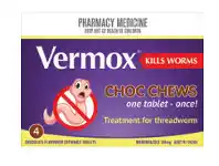 Vermox Choc Chew 4
