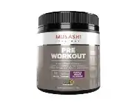 Chemist Warehouse Musashi Pre Workout Purple Grape 225g offer