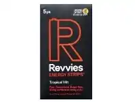 Chemist Warehouse Revvies Energy Strips Extra Strength Tropical Hit 5 Pack offer