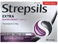 My Chemist Strepsils Extra Blackcurrant Flavour 36 Lozenges offer