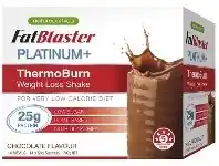 My Chemist Naturopathica FatBlaster Platinum+ ThermoBurn Weight Loss Shake Chocolate 14 x 50g Sachets offer