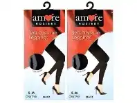Amore Hosiery Leggings Black 120 Denier Small/ Medium