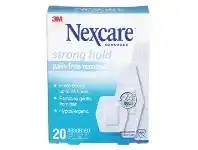 Nexcare Strong Hold Pain-Free Removal Strips 20 Pack