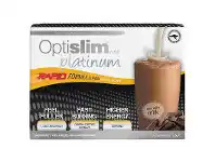 Chemist Warehouse Optislim VLCD Platinum Shake Chocolate 21x25g Sachets offer