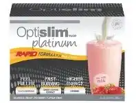 ePharmacy Optislim VLCD Platinum Shake Strawberry 21x25g Sachets offer