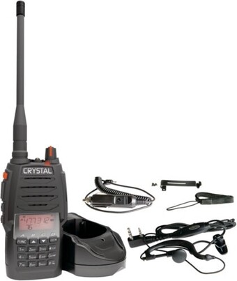 Crystal 5w 80ch pro series uhf cb handheld radio