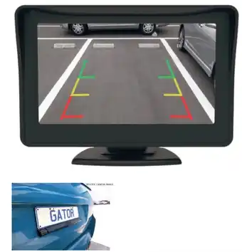 Autopro Gator 4.3” display wireless solar powered reverse camera kit offer