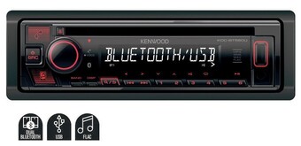 Kenwood 200w cd usb aux bluetooth® receiver