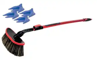 Streetwize telescopic soft bristle dip & wash brush