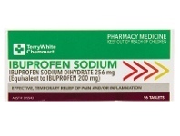 Terry White TerryWhite Chemmart Ibuprofen Sodium 256mg 96 Tablets offer