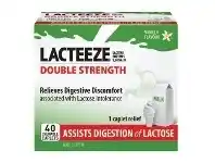 Lacteeze Double Strength Chewables 40 Caplets
