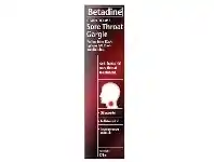 Terry White Betadine Sore Throat Gargle Ready to Use 120ml offer