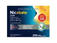 Terry White Nicabate Gum Extra Strength Extra Fresh Mint 4mg 200 Pieces offer