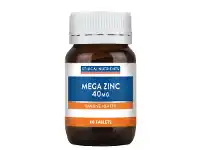 Chemist Discount Centre Ethical Nutrients Megazorb Mega Zinc 40mg 60 Tablets offer