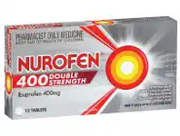 Nurofen Double Strength Pain and Inflammation Relief Tablets 400mg 12 Tablets