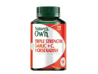 Good Price Pharmacy Nature’s Own Triple Strength Garlic, C + Horseradish 100 Tablets offer