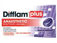 Ramsay Pharmacy Difflam Plus Anasthetic Lozenges 16 Pack - Blackcurrant offer