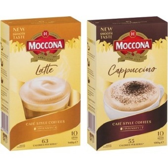 IGA Moccona coffee sachets 10 pack selected varieties offer