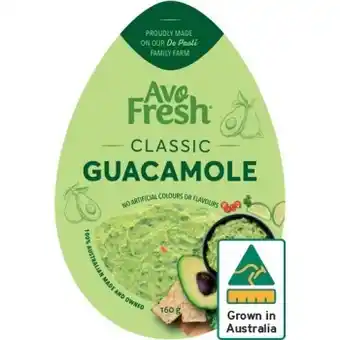 Avofresh guacamole 160g pack