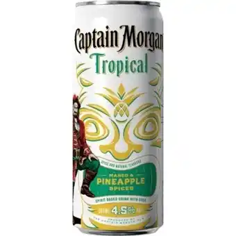 IGA Captain morgan tropical 4.5% varieties 4 pack offer