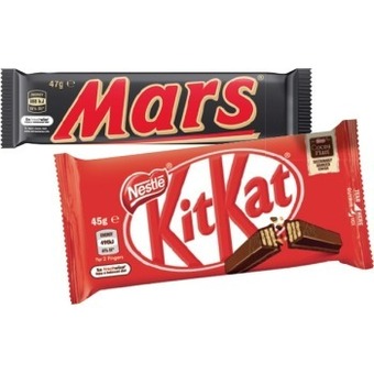 IGA Mars, nestlé medium bar, m&m’s, smarties or cadbury layers 32-56g selected varieties offer