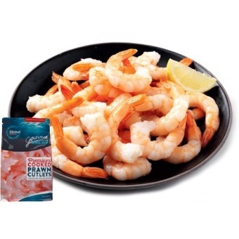 IGA Global prawns cooked tail on 500g offer