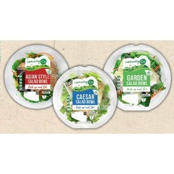 IGA Community co caesar 200g, asian 230g or garden 180g salad bowl offer