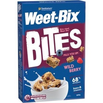 IGA Sanitarium weet-bix wild berry bites 500g offer