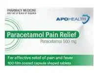 Malouf Pharmacies Apohealth Paracetamol Pain Relief 500mg 100 Caplets offer