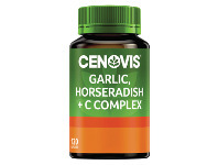 Good Price Pharmacy Cenovis Garlic and Horseradish +C Complex 120 Capsules offer