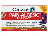 Carusos Pain-Algesic for Joints 20 Capsules