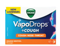 Good Price Pharmacy Vicks VapoDrops + Cough Orange Menthol 36 Lozenges offer