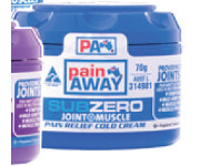 Pain Away Sub Zero Pain Relief Cream 70g