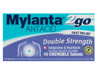 Mylanta 2Go Double Strength 48 Chewable Tablets
