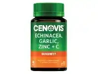 Cincotta Chemist Cenovis Echinacea, Garlic, Zinc + C 60 Tablets offer