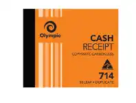Olympic No. 714 Carbonless Duplicate Cash Receipt Book