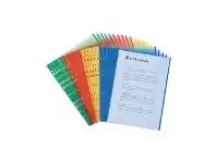 Officeworks Marbig A4 Sheet Protectors with Coloured Edges 20 Pack offer